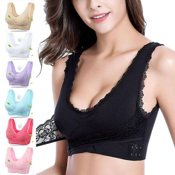 bras 2021 sports bra large size seamless adjustment underwear brassiere s-3xl cross side buckle wireless lace, Red;black
bras 2021 sports bra large size seamless adjustment underwear brassiere s-3xl cross side buckle wireless lace, Red;black