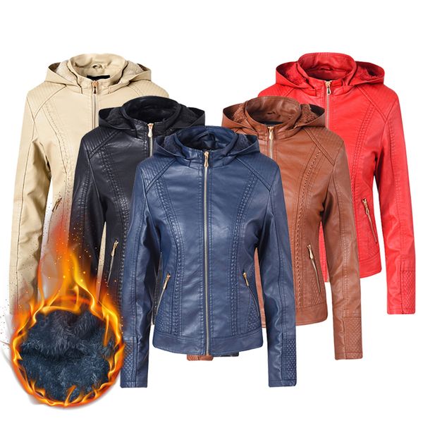 new 2019 winter stand collar leather jacket women faux leather biker jacket autumn black and red
new 2019 winter stand collar leather jacket women faux leather biker jacket autumn black and red