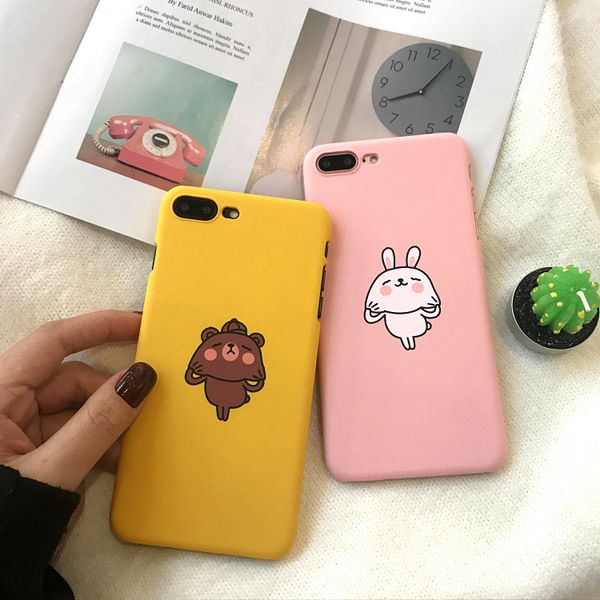 japan and south korea couple cute bunny apple 6 phone case iphone7plus/8/6s/x frosted cover
japan and south korea couple cute bunny apple 6 phone case iphone7plus/8/6s/x frosted cover