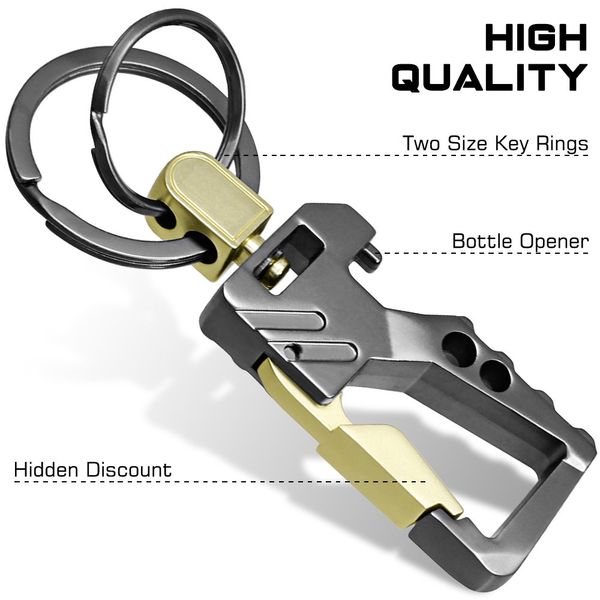 lettering fashion key chain loops pants buckle key ring waist belt clip key holder metal car keychain for men, Silver
lettering fashion key chain loops pants buckle key ring waist belt clip key holder metal car keychain for men, Silver