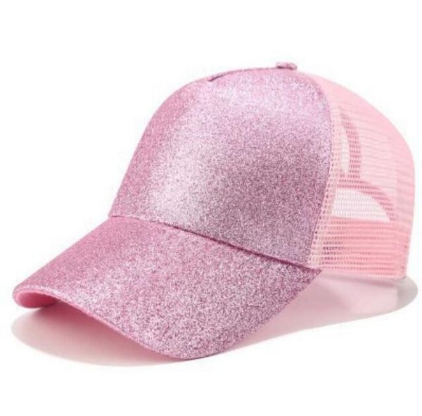 glitter baseball cap women hat mesh caps summer hat female adjustable hip hop hats, Blue;gray