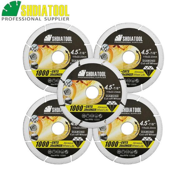 shdiatool 5pcs diamond cut-off wheel blade vacuum brazed diamond metal cutting disc for steel tube, iron rebar, angle steel 
shdiatool 5pcs diamond cut-off wheel blade vacuum brazed diamond metal cutting disc for steel tube, iron rebar, angle steel