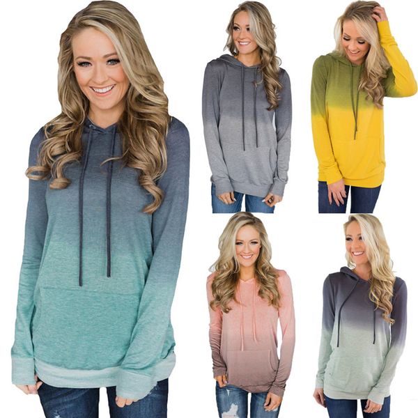 designer womens hoodies gradient color pullover hooded woman sweatshirts casual long sleeve novelty colorful ladies hoodies, Black
designer womens hoodies gradient color pullover hooded woman sweatshirts casual long sleeve novelty colorful ladies hoodies, Black