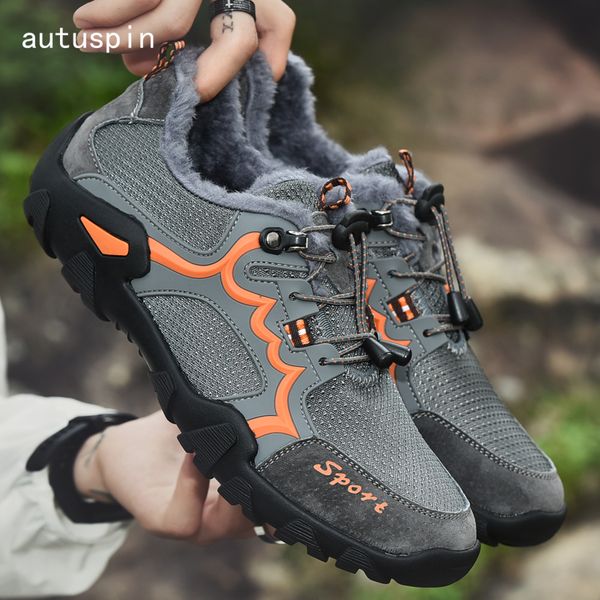 autuspin winter sneakers men 2019 soft rubber outdoor shoes with fur classic tactical boots mountain trekking men's hiking shoes
autuspin winter sneakers men 2019 soft rubber outdoor shoes with fur classic tactical boots mountain trekking men's hiking shoes