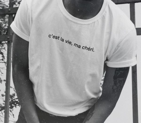 c'est la vie ма шери t-shirt мужская рубашка смешные цитаты прохладный эстетичный дизайн графический тройники рубашки лето с коротким рукаво, White;black
c'est la vie ма шери t-shirt мужская рубашка смешные цитаты прохладный эстетичный дизайн графический тройники рубашки лето с коротким рукаво, White;black