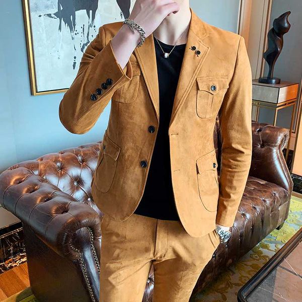 2020 весна замша мужские костюмы 2 pieces slim fit бизнеса платье костюмы blazer pant зеленый верблюд свадьба для мужчин костюм homme, White;black
2020 весна замша мужские костюмы 2 pieces slim fit бизнеса платье костюмы blazer pant зеленый верблюд свадьба для мужчин костюм homme, White;black