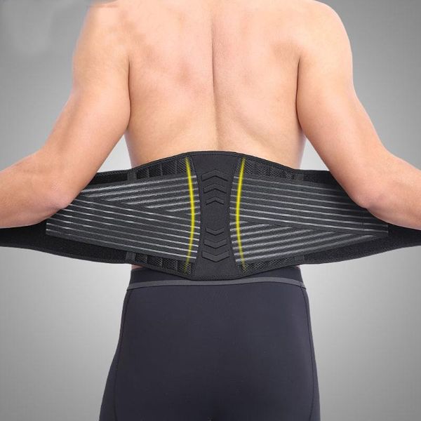 men sports waistband double adjust lumbar / breathable brace lower back support safety belt body shaper #g4, Black;gray
men sports waistband double adjust lumbar / breathable brace lower back support safety belt body shaper #g4, Black;gray
