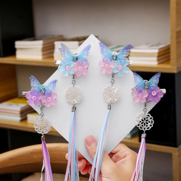 1 pcs retro chinese style hanfu headdress hair accessories ancient ornaments tassel butterfly girl super fairy hairpin clip, Slivery;white
1 pcs retro chinese style hanfu headdress hair accessories ancient ornaments tassel butterfly girl super fairy hairpin clip, Slivery;white