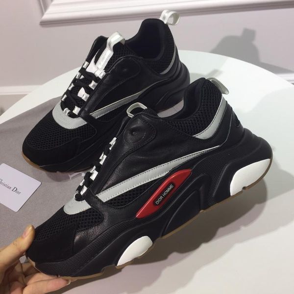 canvas and calfskin trainers designer sneakers men womens b22 trainers technical knit colorful running shoes lovers sports shoe, Black
canvas and calfskin trainers designer sneakers men womens b22 trainers technical knit colorful running shoes lovers sports shoe, Black