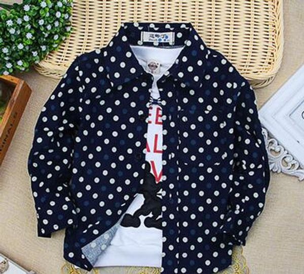 2019 New Spring and Autumn Style fashion children Dot speckle pattern T-shirt Cardigan students boy clothes Loose coat
2019 New Spring and Autumn Style fashion children Dot speckle pattern T-shirt Cardigan students boy clothes Loose coat