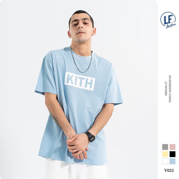 tide brand designer men luxury2020 spring and summer new fashion brand mens kith classic letter printing mens all-match short-sleeved t-shir, White;black
tide brand designer men luxury2020 spring and summer new fashion brand mens kith classic letter printing mens all-match short-sleeved t-shir, White;black