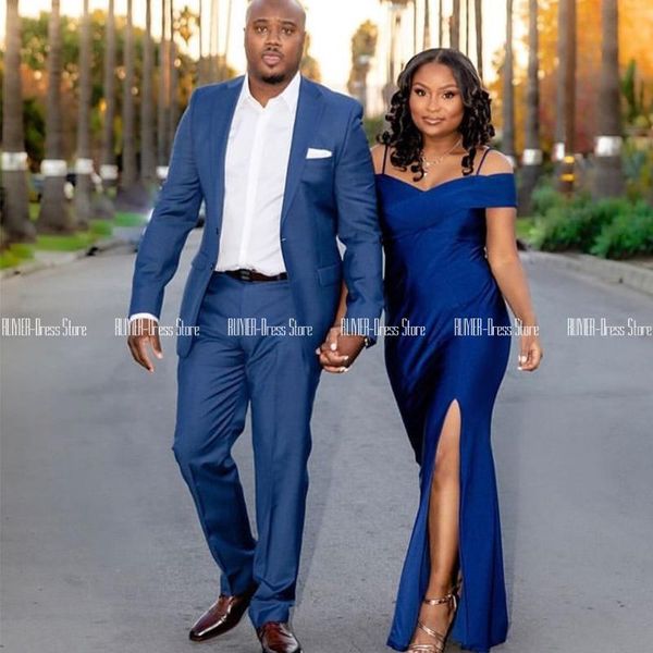 off the shoulder shiny royal blue evening dress with side split satin sheath long formal dress for women zipper up back, White;black
off the shoulder shiny royal blue evening dress with side split satin sheath long formal dress for women zipper up back, White;black