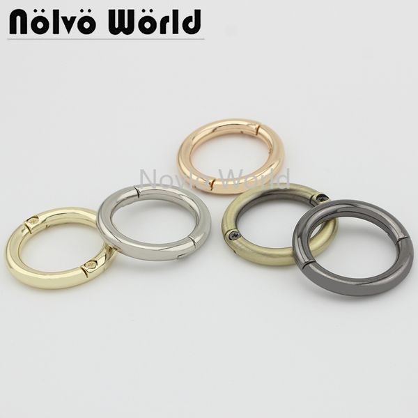 4 pieces test, 5 colors, inner width 25mm 1", metal o ring spiral circle handbags purse detachable ring diy haraware accessories, Black
4 pieces test, 5 colors, inner width 25mm 1", metal o ring spiral circle handbags purse detachable ring diy haraware accessories, Black