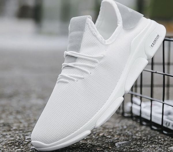 new mesh breathable sneakers outdoor men's walking shoes men's loafers, Black 
new mesh breathable sneakers outdoor men's walking shoes men's loafers, Black