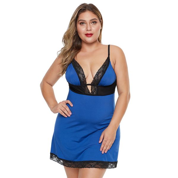 fat sister 200 pounds to increase fat home service women summer v-neck straps lace fun plus size pajamas nightdresses, Black;red
fat sister 200 pounds to increase fat home service women summer v-neck straps lace fun plus size pajamas nightdresses, Black;red