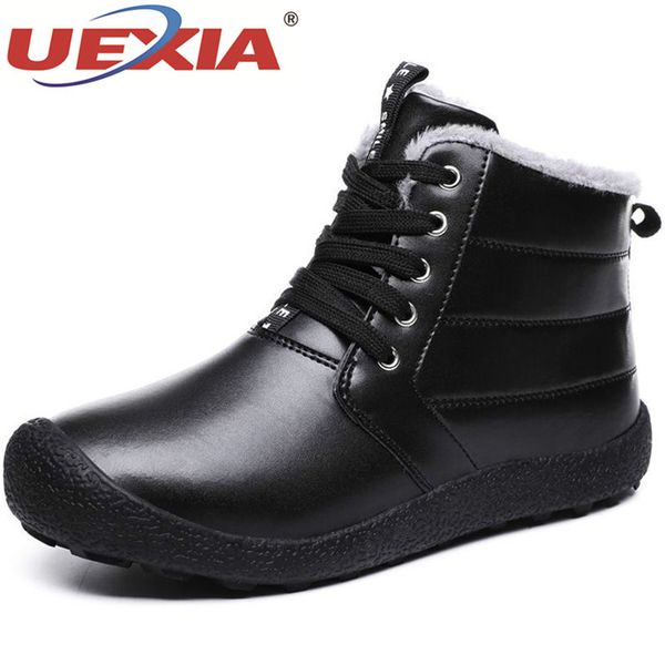 uexia new winter plush warm men's boots comfortable fashion snow boots fashion waterproof outdoor ankle big size footwear, Black
uexia new winter plush warm men's boots comfortable fashion snow boots fashion waterproof outdoor ankle big size footwear, Black
