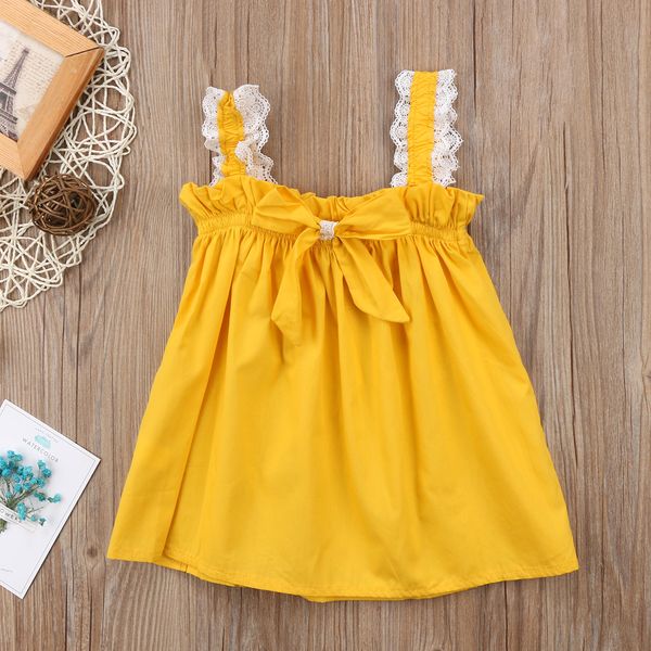 Princess Kids Baby Girl Lace Dress Ruffles Bow Party Dresses Sundress Clothes Summer Casual Sleeveless Solid Dresses Clothing
Princess Kids Baby Girl Lace Dress Ruffles Bow Party Dresses Sundress Clothes Summer Casual Sleeveless Solid Dresses Clothing