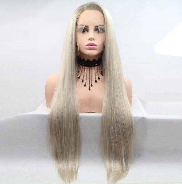 big price reduction | women's t gold long straight wig 18-24 inch half-hand hook front lace chemical fiber headgear rose inner mesh bre, Black
big price reduction | women's t gold long straight wig 18-24 inch half-hand hook front lace chemical fiber headgear rose inner mesh bre, Black