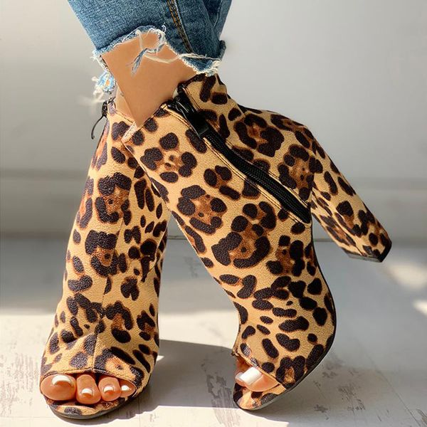 2020 autumn women ankle boots leopard high heels peep toe ladies shoes fashion serpentine zipper platform party wedding pumps, Black
2020 autumn women ankle boots leopard high heels peep toe ladies shoes fashion serpentine zipper platform party wedding pumps, Black