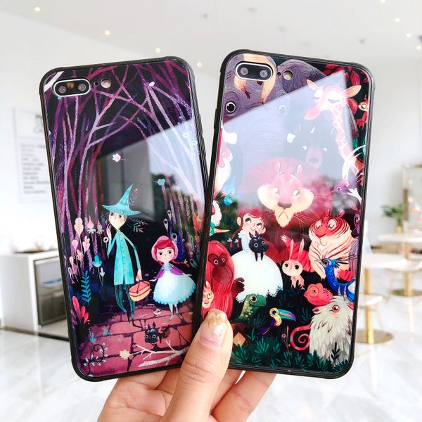 slim forest fairytale cartoon fashion glossy mirror luminous shockproof phone case for iphone 11/x/xs max/xr/8/7/6 plus
slim forest fairytale cartoon fashion glossy mirror luminous shockproof phone case for iphone 11/x/xs max/xr/8/7/6 plus