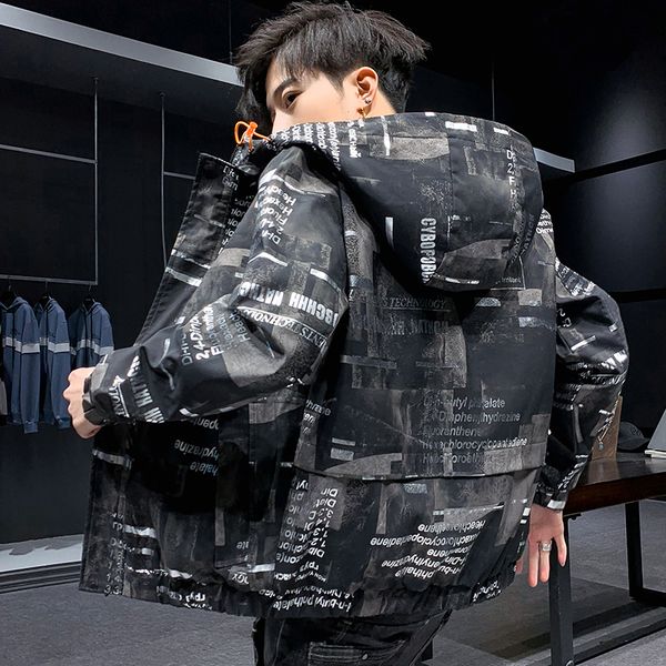 coat men spring autumn 2020 new fashion korean version hooded jacket casual male printed hip hop windbreaker jacket streetwear, Black;brown
coat men spring autumn 2020 new fashion korean version hooded jacket casual male printed hip hop windbreaker jacket streetwear, Black;brown