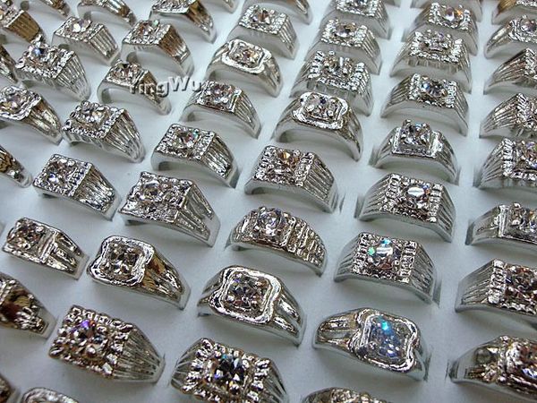 yingwu wholesale 100pcs men women silver plated crystal rhinestone rings silver wedding band ring hot, Slivery;golden
yingwu wholesale 100pcs men women silver plated crystal rhinestone rings silver wedding band ring hot, Slivery;golden
