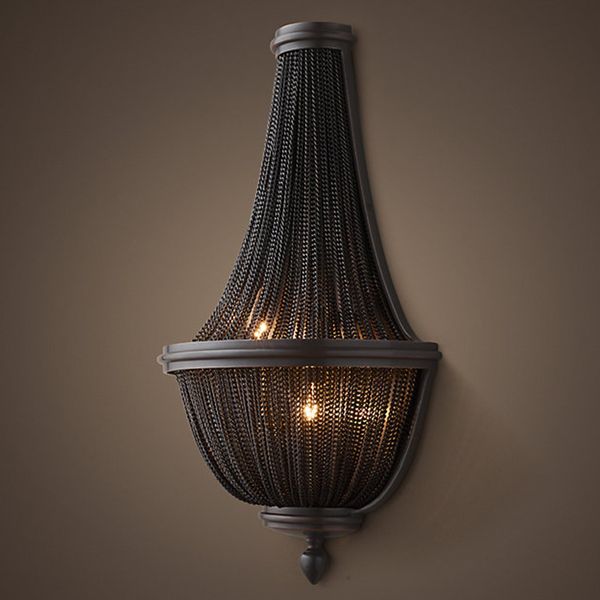 american retro industrial wind wall lamp black personality creative bar club clothing store tassel aluminum chain wall lamp
american retro industrial wind wall lamp black personality creative bar club clothing store tassel aluminum chain wall lamp