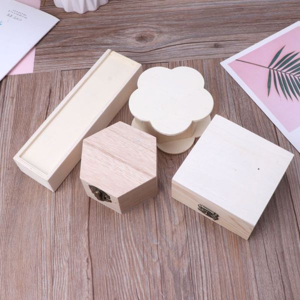 natural wood box unfinished plain wooden jewelry storage painting art diy craft christmas present gifts, Black;white
natural wood box unfinished plain wooden jewelry storage painting art diy craft christmas present gifts, Black;white