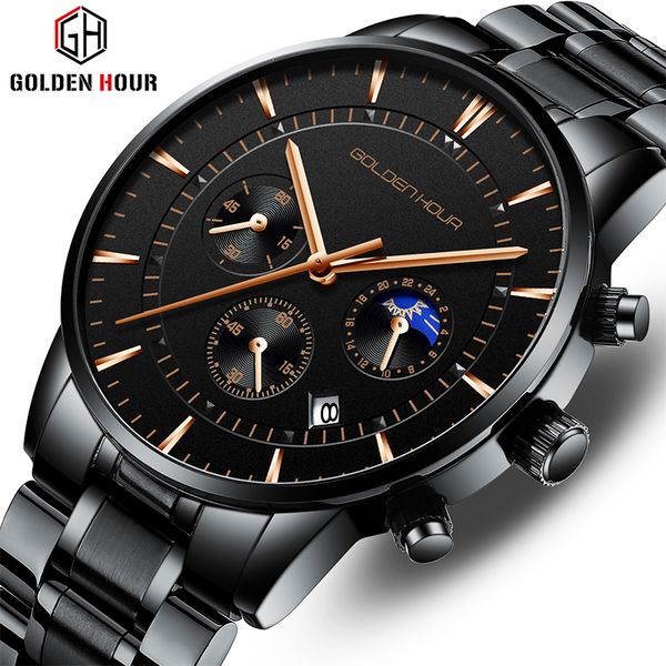 luxury watches men sports waterproof date analogue quartz men's watches chronograph business for men relogio masculino, Slivery;brown
luxury watches men sports waterproof date analogue quartz men's watches chronograph business for men relogio masculino, Slivery;brown