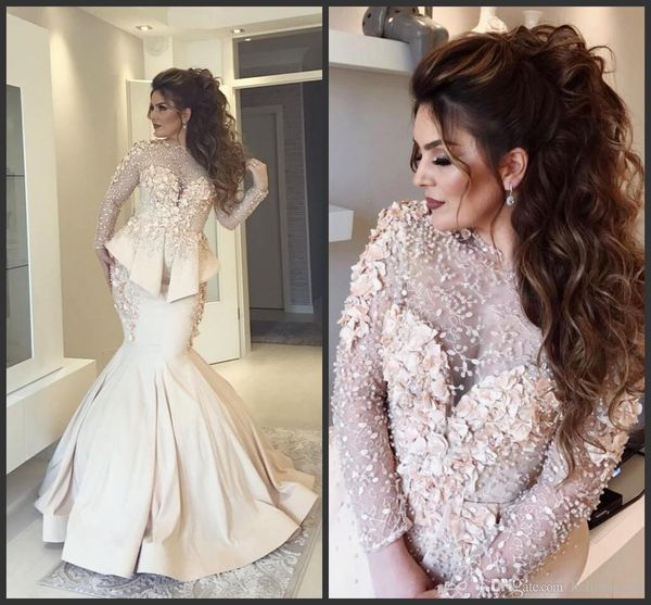 2019 new elegant muslim long sleeve formal evening dresses mermaid lebanon plus size prom dresses vestidos de fiesta, Black;red
2019 new elegant muslim long sleeve formal evening dresses mermaid lebanon plus size prom dresses vestidos de fiesta, Black;red