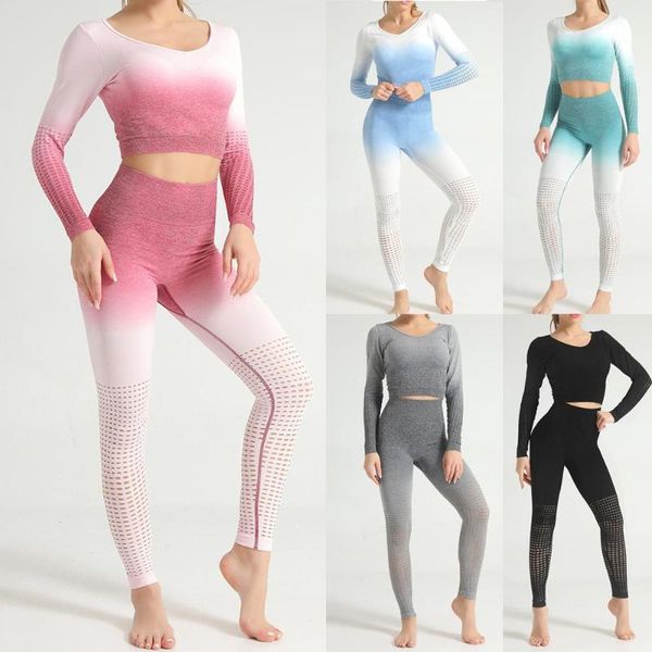 yoga suits sport-wear new 2020 ladies hollowing out gradual change tight hip long sleeve high waist pants yoga set
yoga suits sport-wear new 2020 ladies hollowing out gradual change tight hip long sleeve high waist pants yoga set