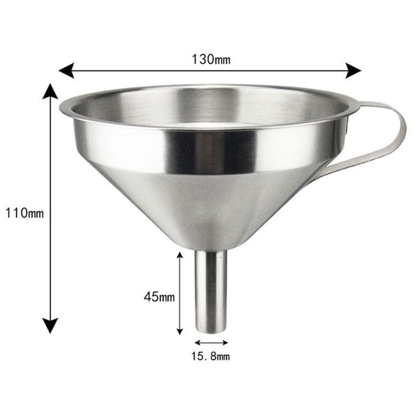 1pc stainless steel funnel 11cm 13cm 15cm cooking oil removable strainers home kitchen funnels tools
1pc stainless steel funnel 11cm 13cm 15cm cooking oil removable strainers home kitchen funnels tools
