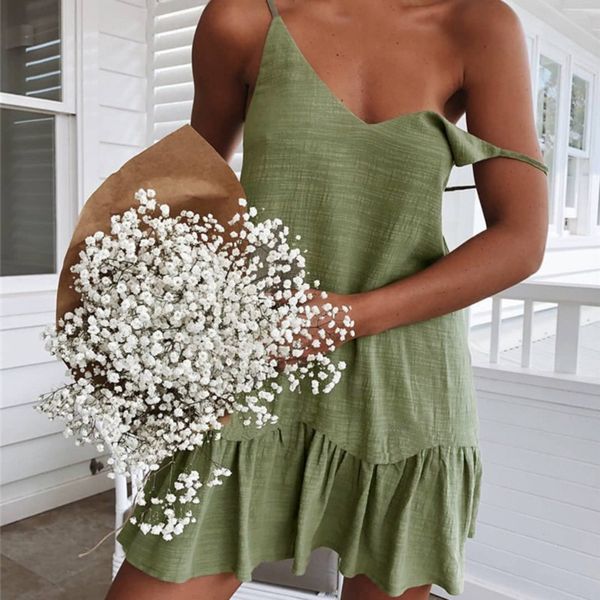 casual dresses summer women solid dress fashion sleeveless strap bohemian beach party v-neck halter retro vestido mujer, Black;gray
casual dresses summer women solid dress fashion sleeveless strap bohemian beach party v-neck halter retro vestido mujer, Black;gray