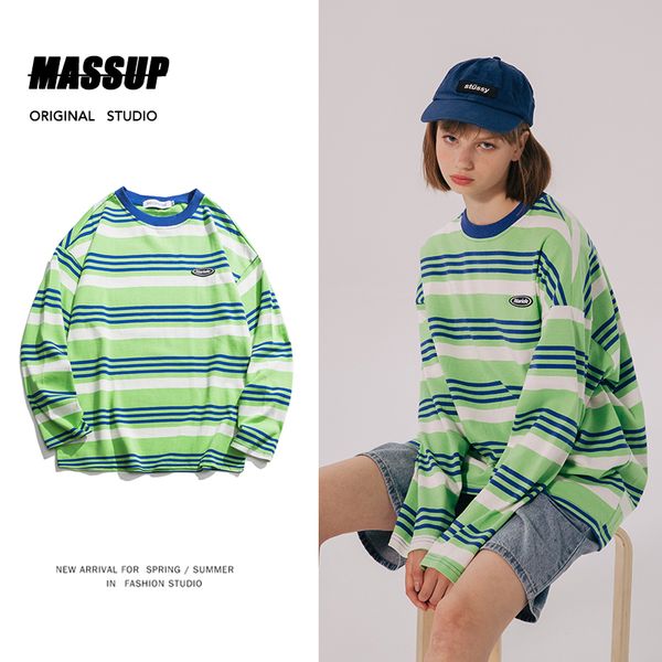 2019 winter new men's korean version loose student leisure harajuku color striped street pullover streetwear, Black
2019 winter new men's korean version loose student leisure harajuku color striped street pullover streetwear, Black
