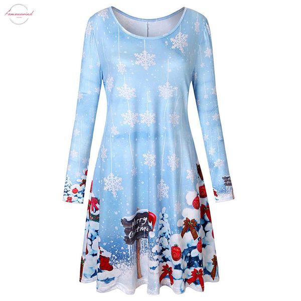 christmas print vintage dresses women long sleeve halloween round neck print party autumn above knee mini dress kerstjur g1, Black;gray
christmas print vintage dresses women long sleeve halloween round neck print party autumn above knee mini dress kerstjur g1, Black;gray