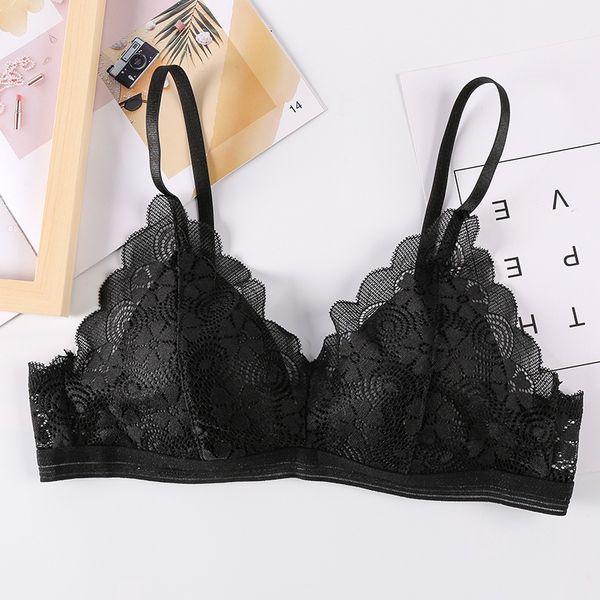 bralette deep v lace bras for women back-breasted underwear adjustable push up gather no steel ring bra, Red;black
bralette deep v lace bras for women back-breasted underwear adjustable push up gather no steel ring bra, Red;black