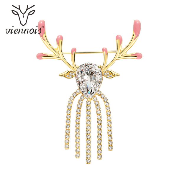 viennois gold color deer sweater brooch for women zircon rhinestone classic decoration pins winter gift 2019, Gray
viennois gold color deer sweater brooch for women zircon rhinestone classic decoration pins winter gift 2019, Gray