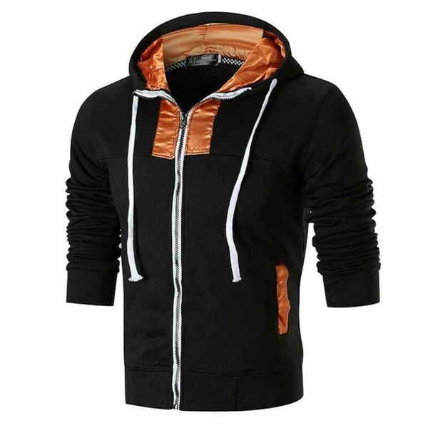 men's winter hoodies slim fit hooded sweatshirt outwear r warm coat jacket autumn, Black
men's winter hoodies slim fit hooded sweatshirt outwear r warm coat jacket autumn, Black
