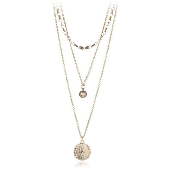 vintage carved coin necklace for women fashion gold color medallion necklace multiple layers pendant long necklaces boho jewelry, Silver
vintage carved coin necklace for women fashion gold color medallion necklace multiple layers pendant long necklaces boho jewelry, Silver