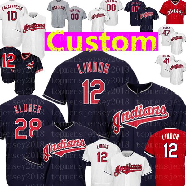 Cleveland cu tom indian jer ey 12 franci co lindor 28 corey kluber 11 jo e ramirez 47 trevor bauer 22 ja on kipni 41 antana ba eball
Cleveland cu tom indian jer ey 12 franci co lindor 28 corey kluber 11 jo e ramirez 47 trevor bauer 22 ja on kipni 41 antana ba eball