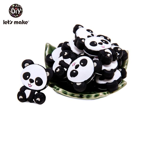 let's make 5pc silicone teethers cartoon mini panda tiny beads bpa silicone pendant baby teethinn toys newborn shower gift
let's make 5pc silicone teethers cartoon mini panda tiny beads bpa silicone pendant baby teethinn toys newborn shower gift