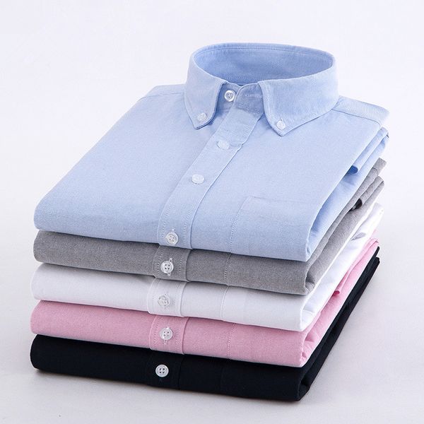 men's dress shirts long-sleeved shirt business casual cotton oxford fashion slim solid color, White;black
men's dress shirts long-sleeved shirt business casual cotton oxford fashion slim solid color, White;black