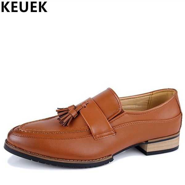 british style men brogue shoes casual leather shoes classic male business dress oxfords wedding fashion tassel loafers 3a, Black
british style men brogue shoes casual leather shoes classic male business dress oxfords wedding fashion tassel loafers 3a, Black