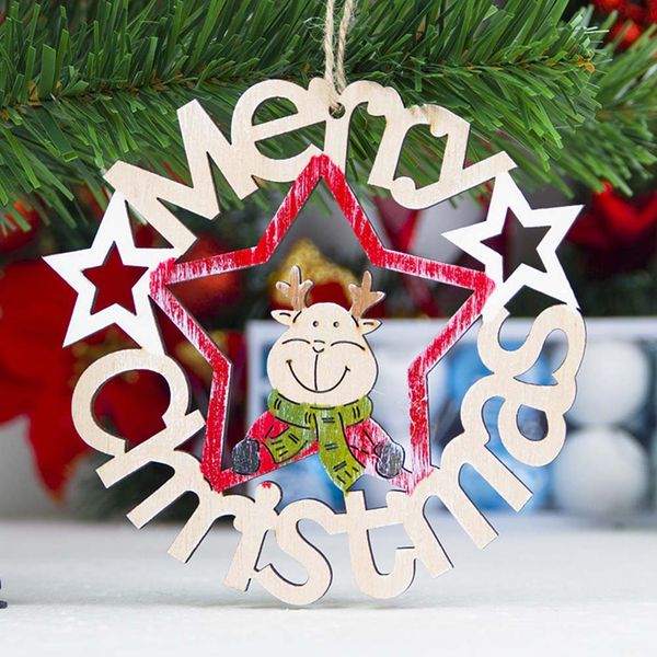 1pc christmas pendant hollowed-out wooden lovely elk pattern ornaments pendant home party decor navidad gift
1pc christmas pendant hollowed-out wooden lovely elk pattern ornaments pendant home party decor navidad gift