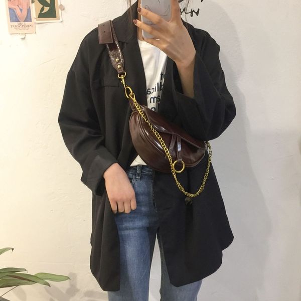 bumbag women's bag spring new fashion retro chain saddle bag wild messenger chest simple and convenient movement
bumbag women's bag spring new fashion retro chain saddle bag wild messenger chest simple and convenient movement