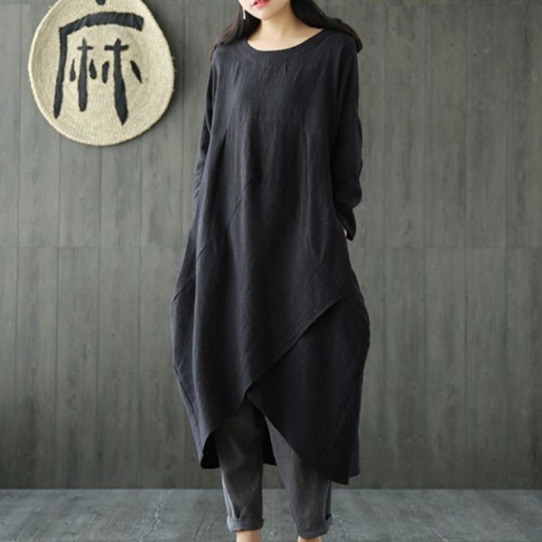 johnature casual cotton linen loose slim plus size women dress 2019 new spring summer national style half sleeveswomen dress, Slivery;brown
johnature casual cotton linen loose slim plus size women dress 2019 new spring summer national style half sleeveswomen dress, Slivery;brown