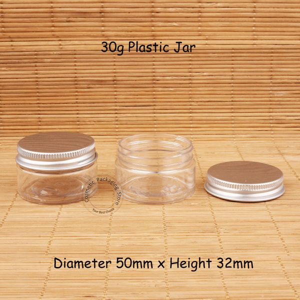 30pcs/lot promotion 30g small plastic cream jar 1oz facial mask vial aluminum cap 30ml refillable bottle cosmetic packaging
30pcs/lot promotion 30g small plastic cream jar 1oz facial mask vial aluminum cap 30ml refillable bottle cosmetic packaging