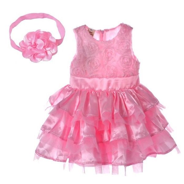 highquality 2019 rose garden pink rosette silk dress easter flower baby girl wedding new+headband, Red;yellow
highquality 2019 rose garden pink rosette silk dress easter flower baby girl wedding new+headband, Red;yellow