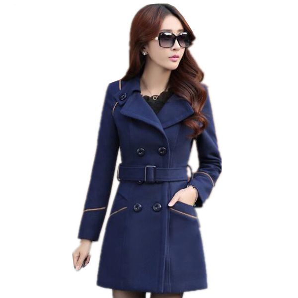 women's wool & blends fashion turn-down collar pure color women woolen jacket 2021 outerwear autumn winter leisure m-xxxlyf072, Black
women's wool & blends fashion turn-down collar pure color women woolen jacket 2021 outerwear autumn winter leisure m-xxxlyf072, Black