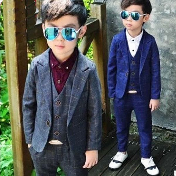 children's men's formal suit wedding british style men's children's blue evening dress boys dress blazer + pants + vest
children's men's formal suit wedding british style men's children's blue evening dress boys dress blazer + pants + vest
